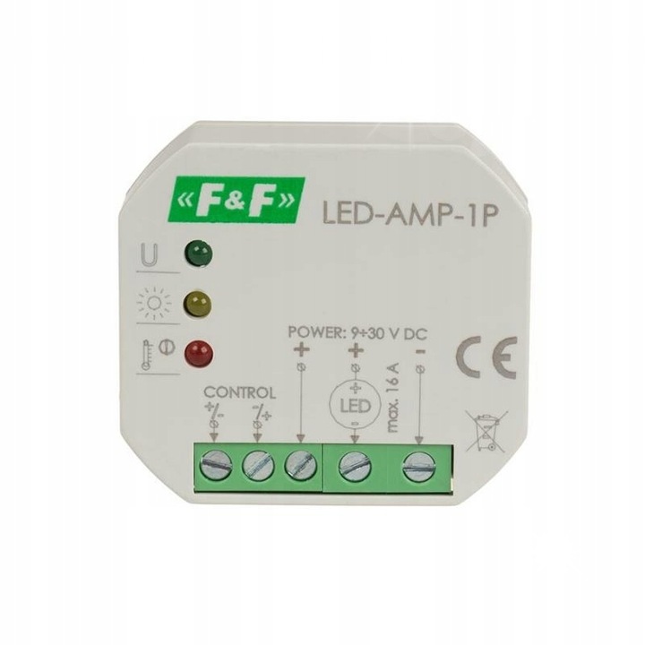Amplificator de semnal 12/24V DC LED-AMP-1P