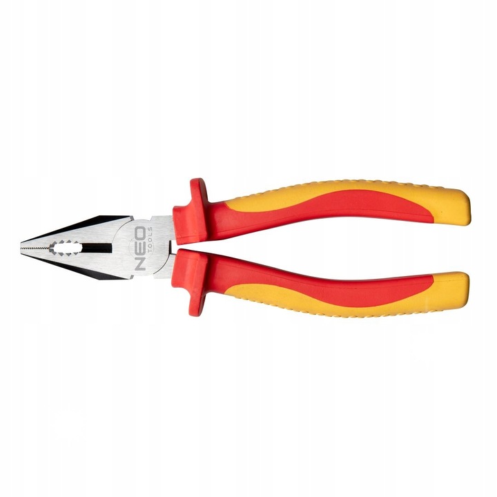 Univerzális fogó 180mm, 1000V, NEO TOOLS, króm-vanádium acél, ergonomikus nyél