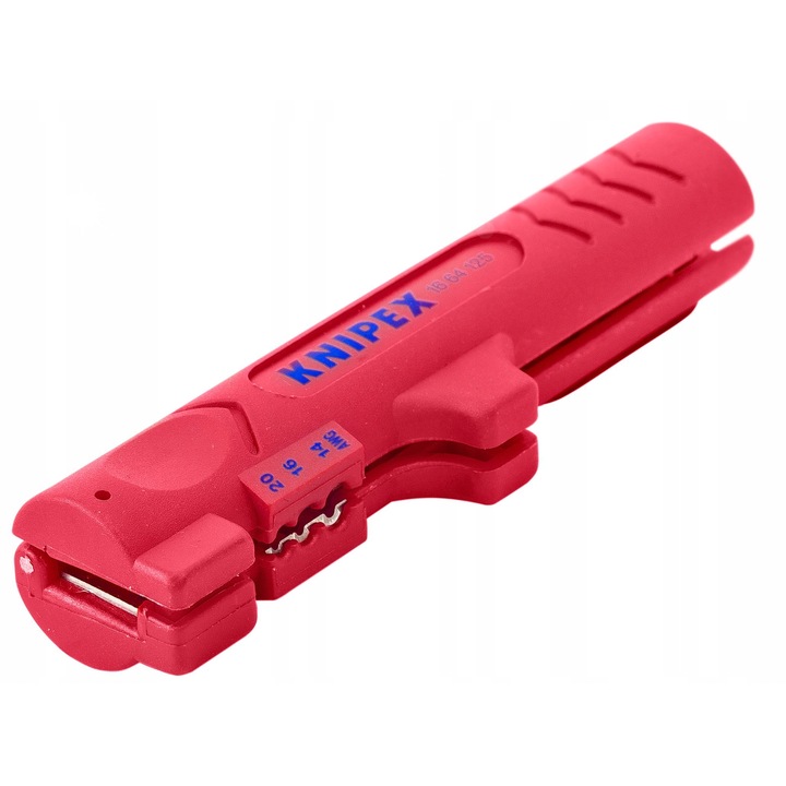 Knipex szigeteléslehúzó 0,8-13mm, lapos és kerek kábelekhez, mérete 125x113x91mm, súlya 76g