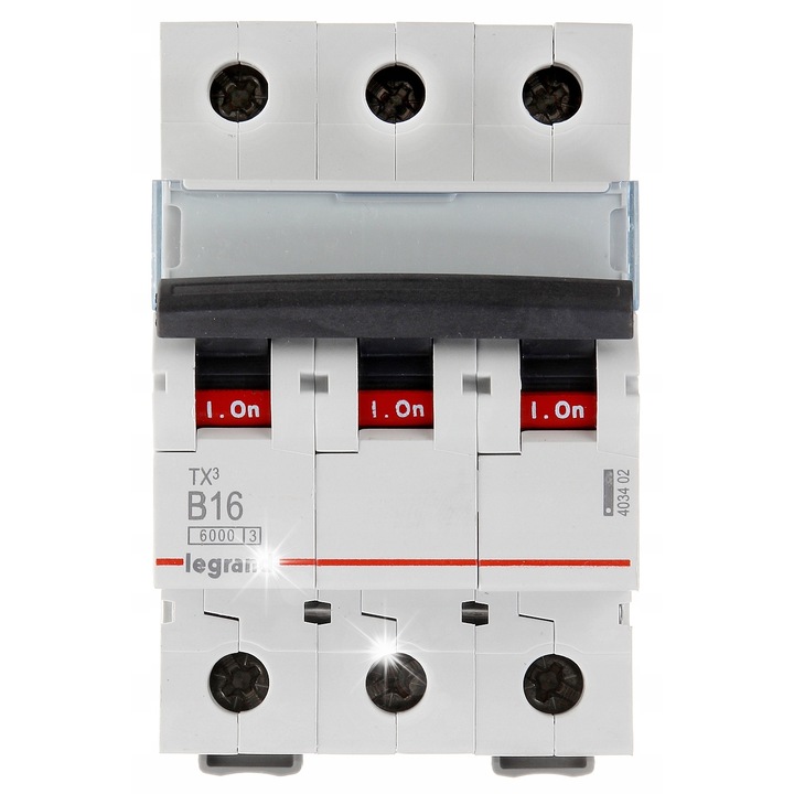 Intrerupator automat 3 poli, 16A, 400V