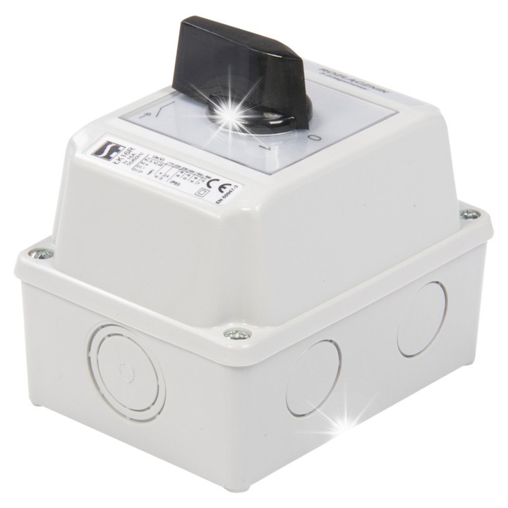 Bütykös kapcsoló 3P 16A házzal, IP41, 3.5kW