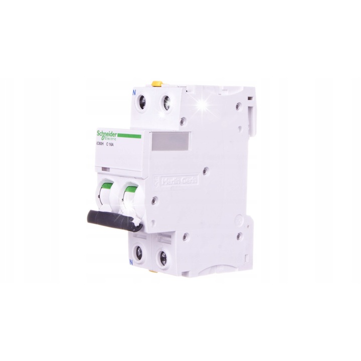 Siguranta electrica 1P+N C 16A 10kA AC, IP20, 2 module, 230V, 69.5mm