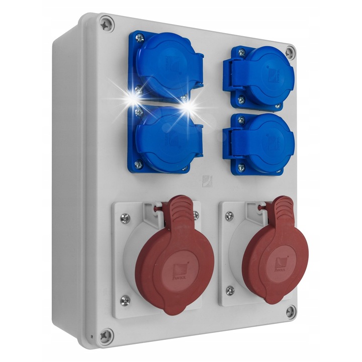 Tablouri electrice R-BOX 240, 2x16A, 4 guri, gri, 250x150x200mm