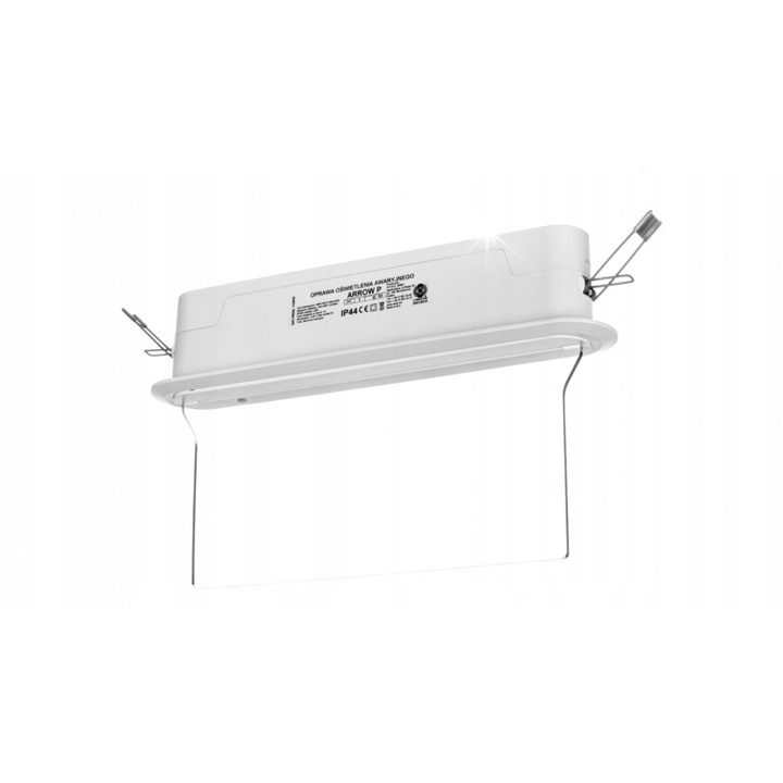 Corp de iluminat comercial, ARROW P, LED 1W, alb, 206x299x43mm, 1h