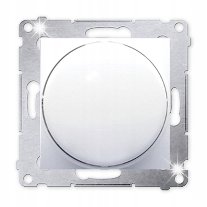 Simon 54 forgatható dimmer, 2-250W, fehér, 230V