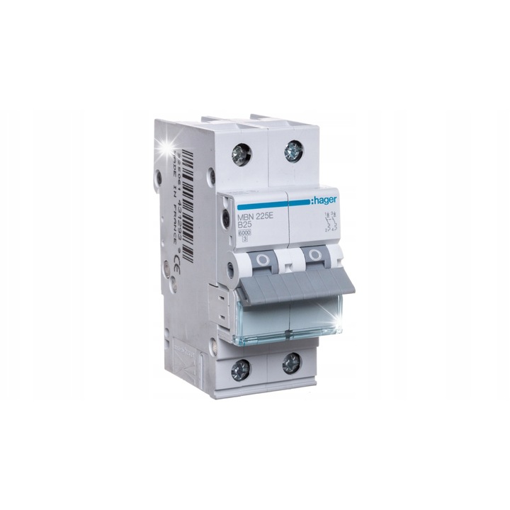 Siguranta electrica 2P 25A 6kA AC, caracteristici B, 230V, 69.5mm