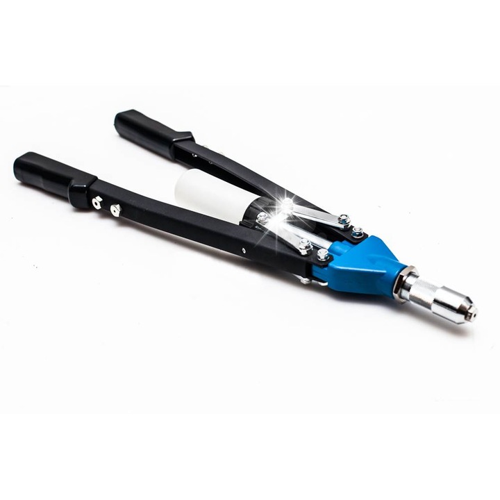 Nitownica manuala Hogert HT2C156, 5 capete interschimbabile, 3,2-6,4 mm, lungime 540 mm