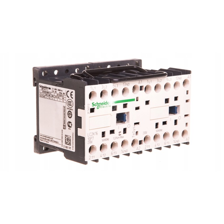 Stycznik nawrotny TeSys K 16A 3P 230V AC, 1NO, 690V, 4kW