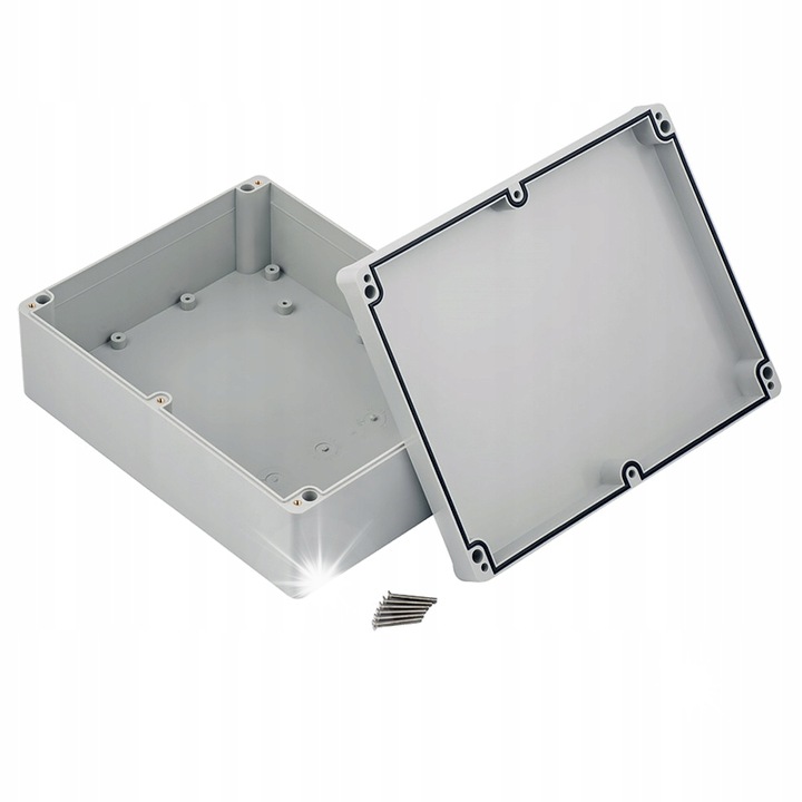 STRONG IP67 224x175x81mm, szürke vízálló doboz