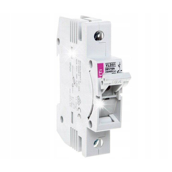 Dispozitiv de siguranta electrica 1P 16A D01, 230V, 002261003