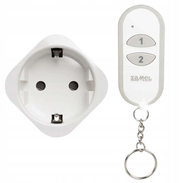 Zamel P-457/2 + ROG-21 távirányító, 2 csatornás, 350m, 230V, 13A