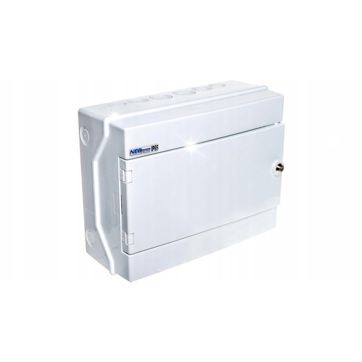 Tablou electric natynkabil, 1x12 module, IP65, alb, 138x260x330mm