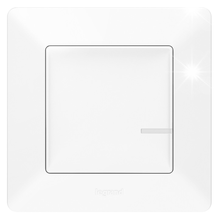 Konnektált kapcsoló fényerőszabályzó funkcióval, Valena Life, fehér, 752184