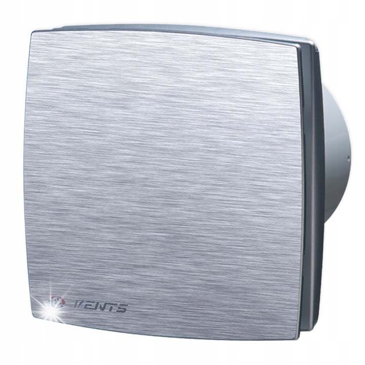 Ventilator bai 125mm, 16W, 167m3/h, 34dB, cu timer si higrostat, argintiu, montaj subtire