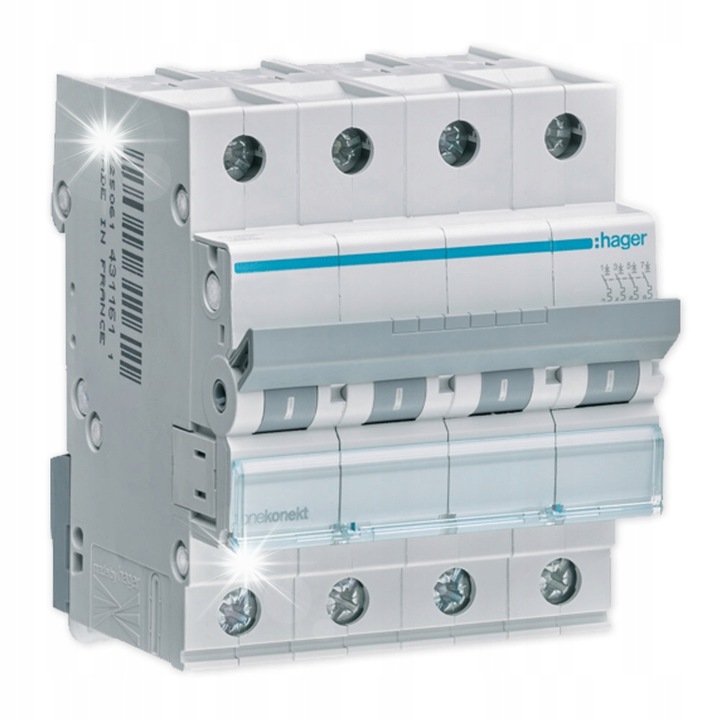 Siguranta electrica 4P C 32A 6kA AC MCN432E