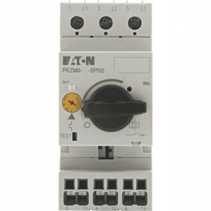 Motorvédő kapcsoló PKZM0-2,5-SPI32, 0.75 kW, 1.6-2.5 A, 3 pólusú, IP20
