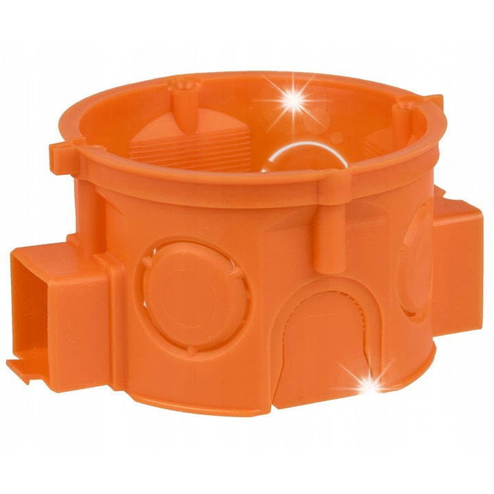 Doza S60KF, 60mm, portocalie , set 100 bucati