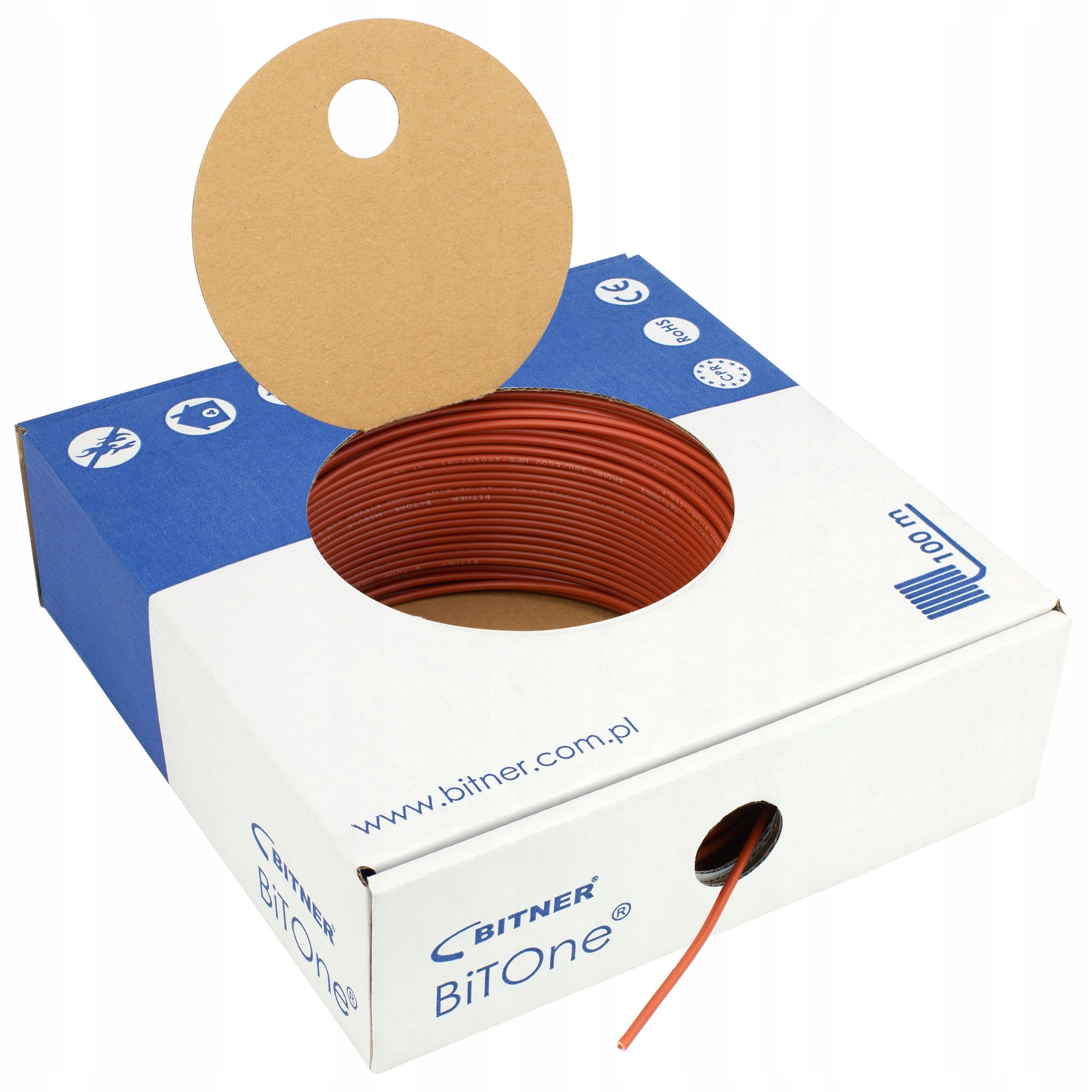 Cablu flexibil LGY 1,5mm, Bitner, 100m, brun - eMAG.ro