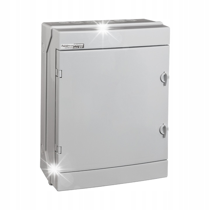 Tablouri electrice 36.924, 2 randuri, 24 module, gri, 33x42x13.8cm