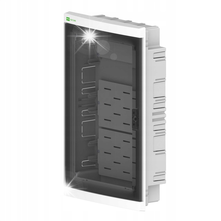 Tablouri electrice Elegant 3X12, alb, 310x475x104mm, montaj subtire, IP40, usi transparente