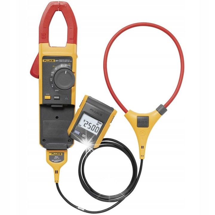 Miernik cegowy Fluke 381, 1000 A, digital, iFlex, 88x277mm, set complet