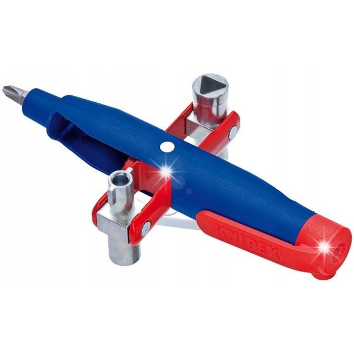 Cheie multifunctionala pentru tablouri electrice, 4 profile, 145mm, 95g