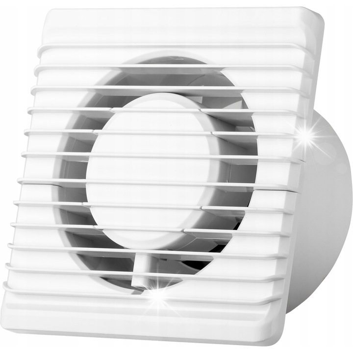 Ventilator axial 100mm 8W Planet Energy, alb, 135x135mm