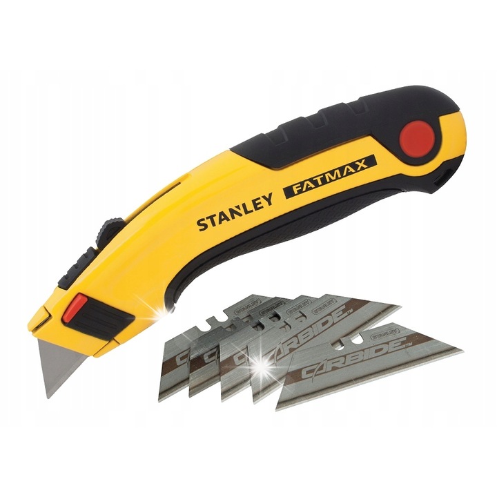 Cutter Stanley FatMax 10-778, 5 lame, constructie metalica, 7x10x2cm