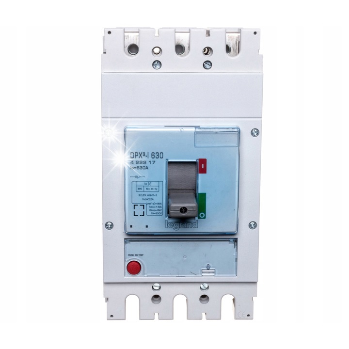 Intrerupator de sarcina 3P 630A 8kA DPX3-I 630, IP20, montaj plat