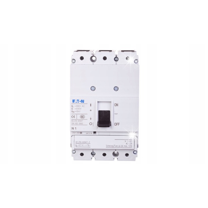 Dispozitiv de deconectare 3P 63A N1-63, Eaton, 690V, 100kA
