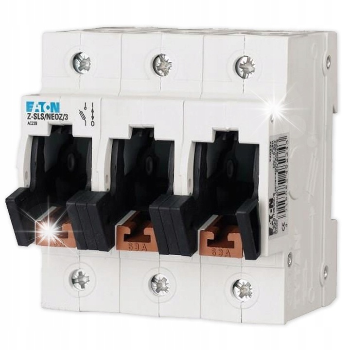 Dispozitiv de deconectare 3P 63A D02 Z-SLS/NEOZ/3, 400V AC, 50 kA, 81mm