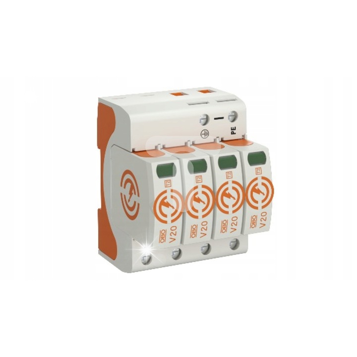 Limitator de supratensiune OBO BETTERMAN V20-4-280 4P 20kA 280V, 4 module, IP20