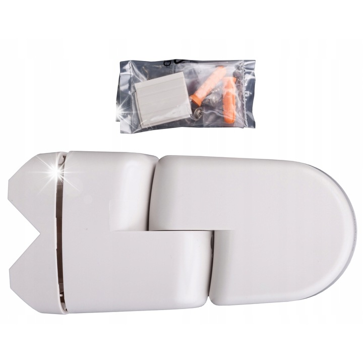 Czujnik miscare 1000W, 120 grade, alb, montaj natynkowy