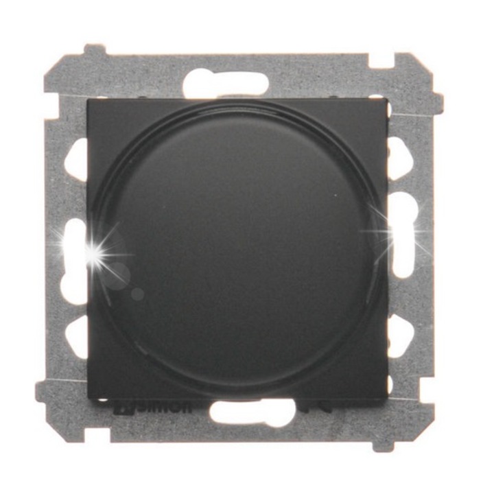 Variator rotativ pentru LED 230V 2-250W, Kontakt Simon 54, negru mat