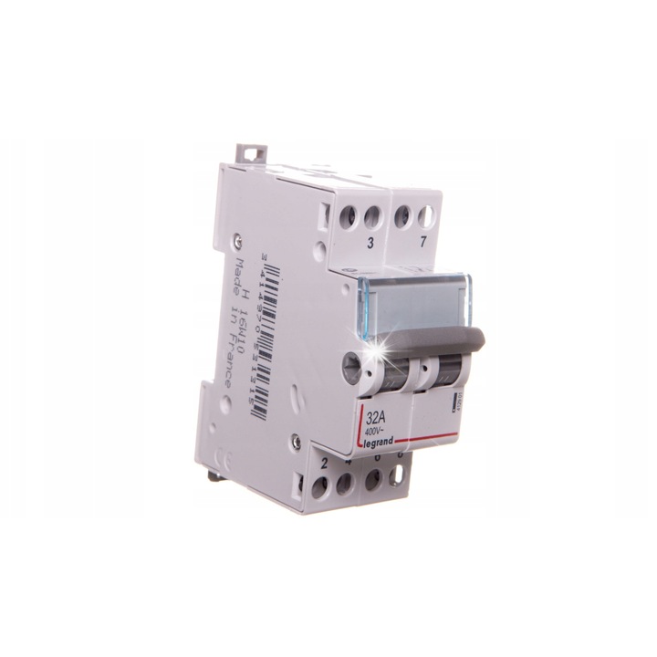 Intrerupator modulabil 2P 32A 250V IP20, 1 modul, Legrand