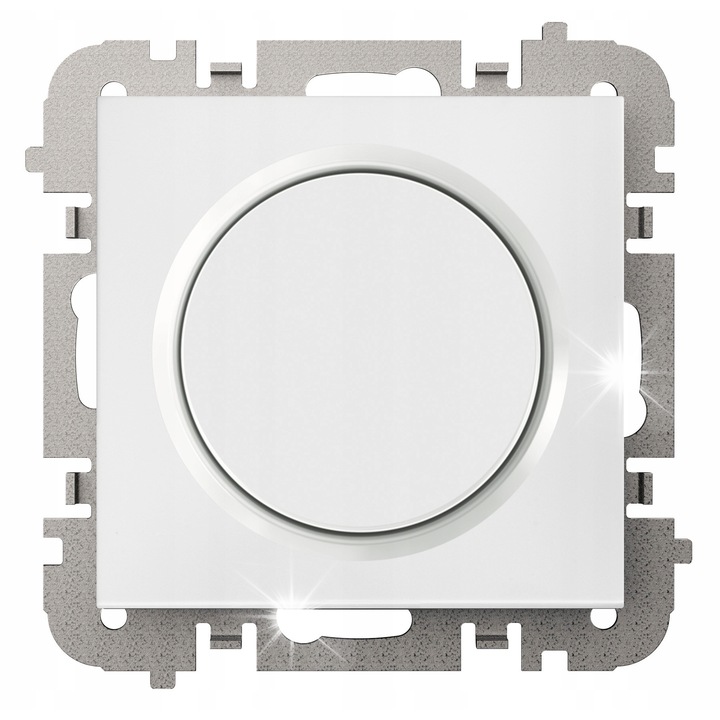 Vestra LED fényerőszabályzó, keret nélküli, vékony kivitel, fehér, 95x85mm