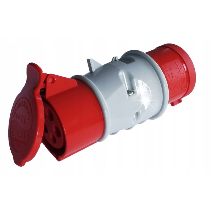 Adaptor priza 16A/5P cu mufa 32A/5P, IP44, 230/400V