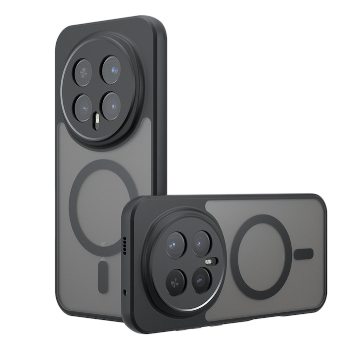 Калъф за Honor Magic 8 Pro CareFree Defender, с MagSafe, тънък дизайн и пълна защита, никога не пожълтяващ, против отпечатъци, матово черен