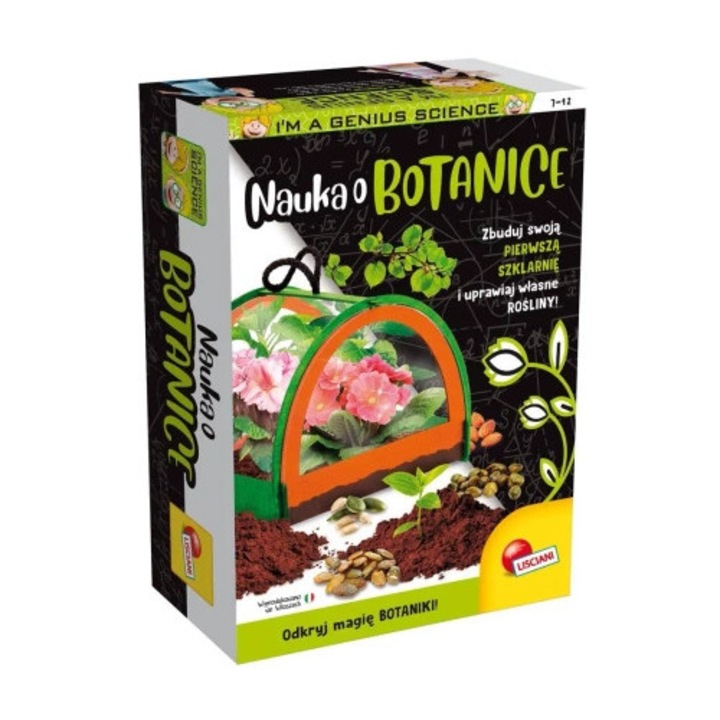 Set educativ Lisciani - Micul Genial, experimente botanice, 30x20cm