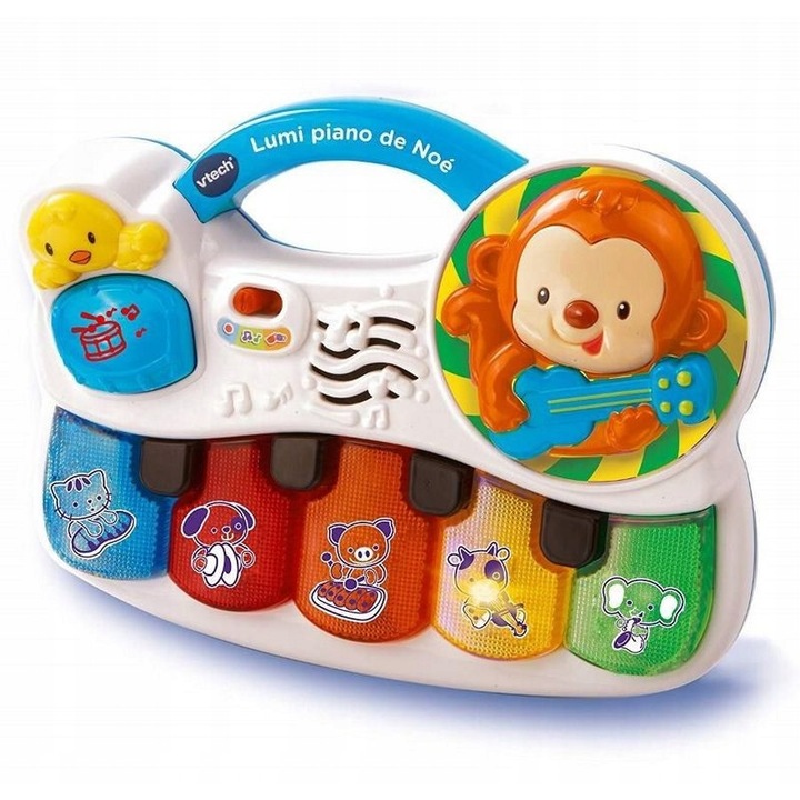 Интерактивно пиано VTech, 40 мелодии, ярки цветове, 22x18x6см, 6-36 месеца