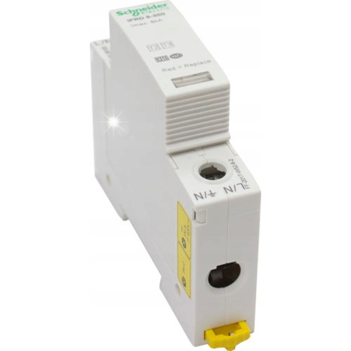 Ограничител на пренапрежение C Тип 2+D 1P 8kA 1kV 350V, 1 модул, 350V, 400V