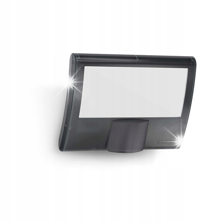 Proiector LED cu senzor de miscare si crepuscul, 10,5W, IP44, antracit, 8m