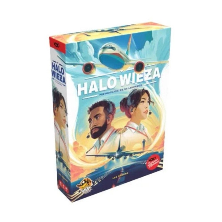 Joc de societate, Lucky Duck Games, Halo wieza, 2 jucatori, cooperativ, multicolor