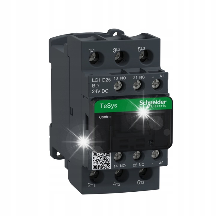 Stycznik putere 25A 3P 24V DC 1Z 1R LC1D25BD