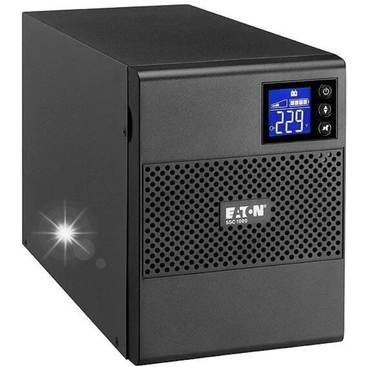 UPS Line-Interactive 750VA 525W, 6xIEC C13, negru, 15x34x21cm