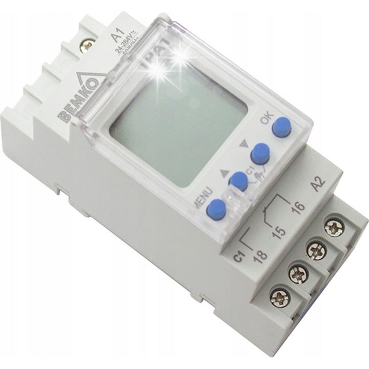 Programator timp 1 canal A25-TPA1 24-264 VAC/DC 36x65x90mm