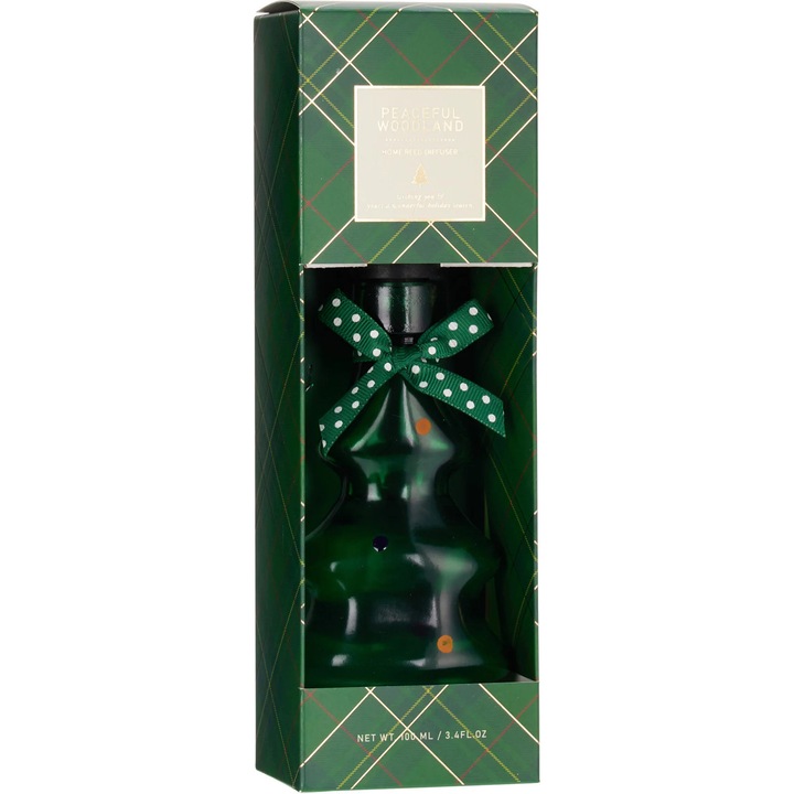 Szobaillatosító Aromaterápia, 100ml, Békés Erdő, Zöld Kiadás