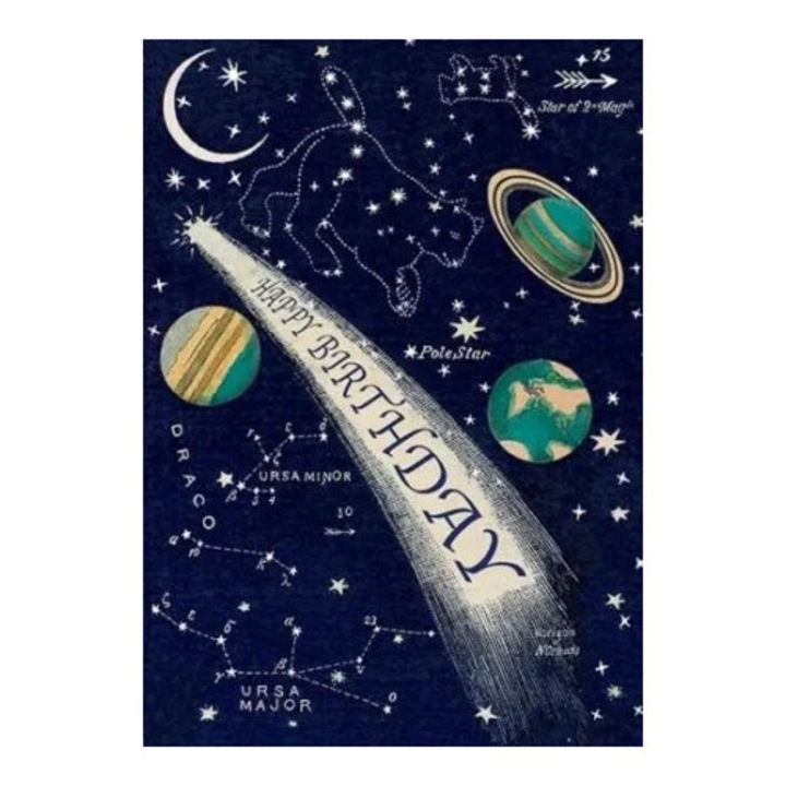 Felicitare B6 cu envelopa, Madame Treacle, 125x175mm, hartie Fenner Omnia Natural, certificat FSC