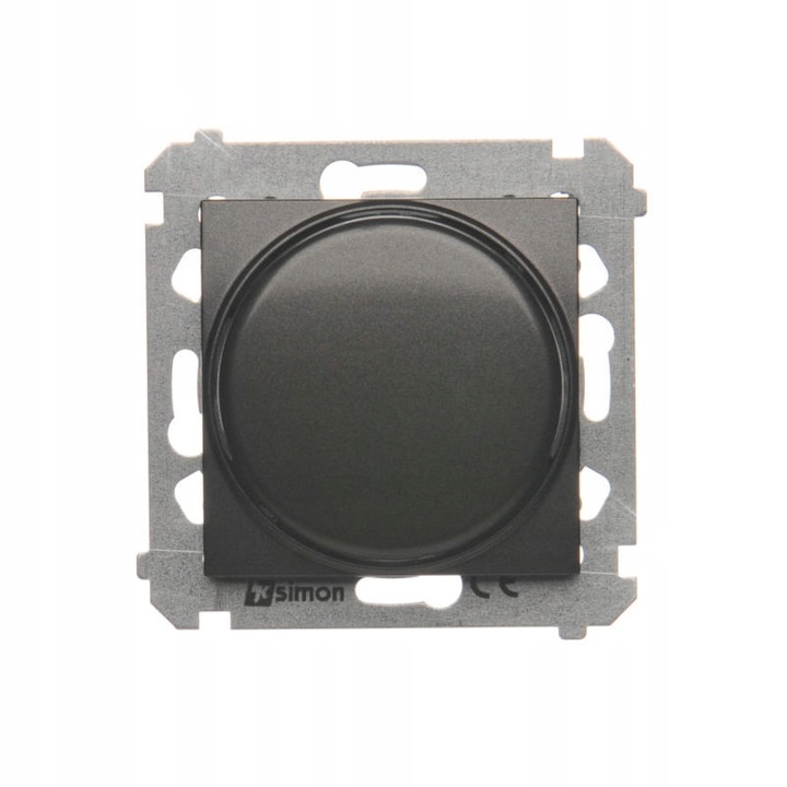 Sciemnitor LED, Kontakt Simon, antracit, 46x75x75mm, montaj subtire, IP20