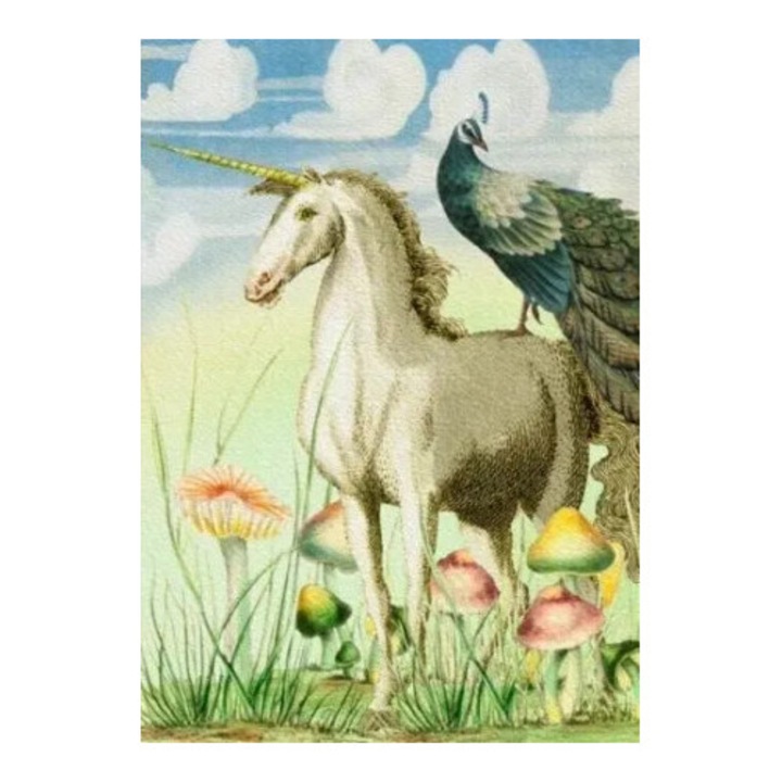 Felicitare B6 cu plic, Madame Treacle, 125x175mm, hartie Fenner Omnia Natural 320g/m2, textura delicata